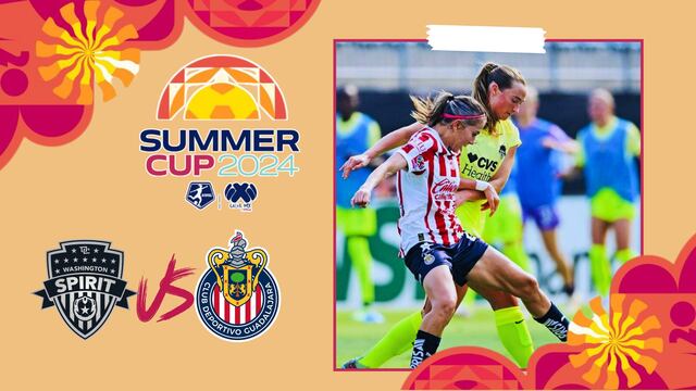 Chivas Femenil se quedan cortas ante el Washington Spirit en la Summer Cup 2024.