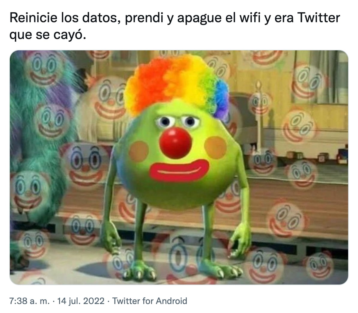 Meme caída de Twitter