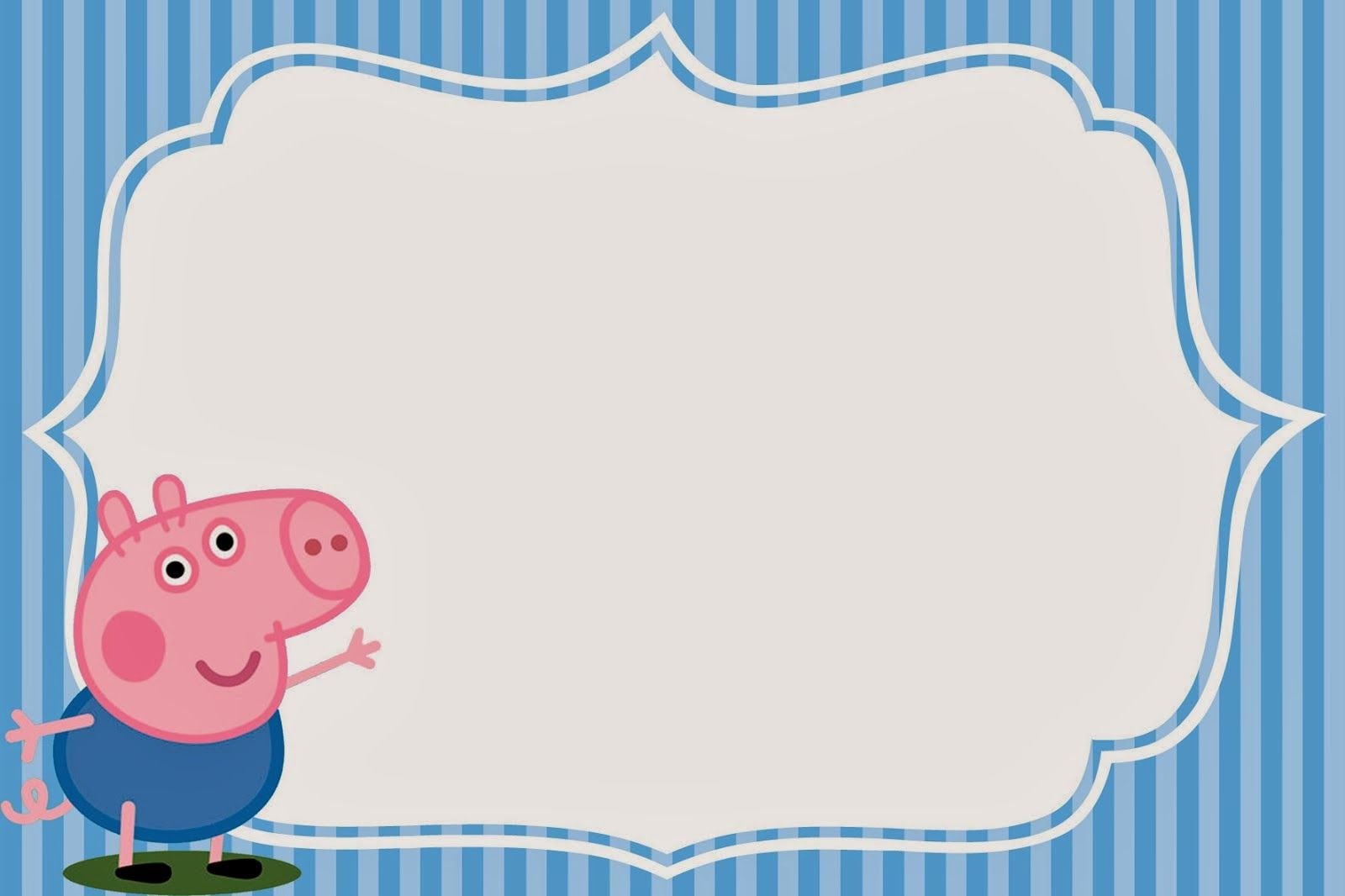 Tarjetas de feliz cumpleaños de George, hermano de Peppa Pig: 8 diseños para imprimir y regalar