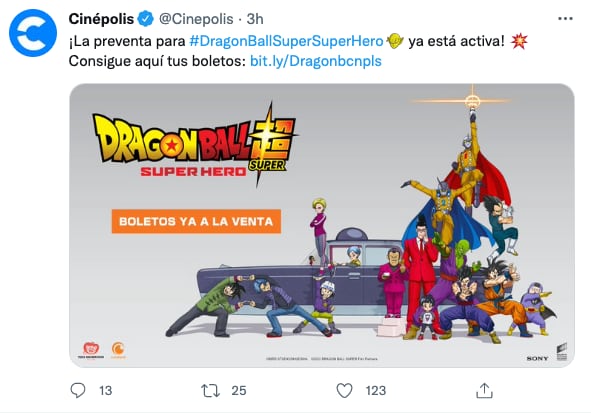 Preventa de Dragon Ball Super: Super Hero