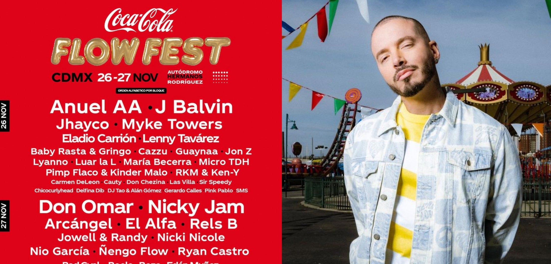 J Balvin encabeza el Coca-Cola Flow Fest
