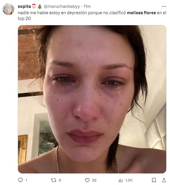 Memes por eliminación de Melissa Flores en Miss Universo 2023