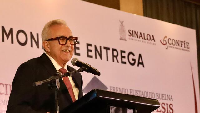 Rubén Rocha Moya, gobernador de Sinaloa.