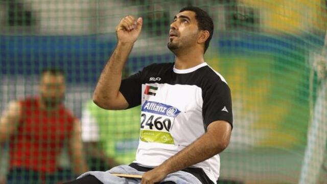 Abdullah Hayayei ve al cielo previo a competencia.