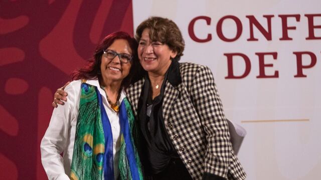 Delfina Gómez y Leticia Ramírez
