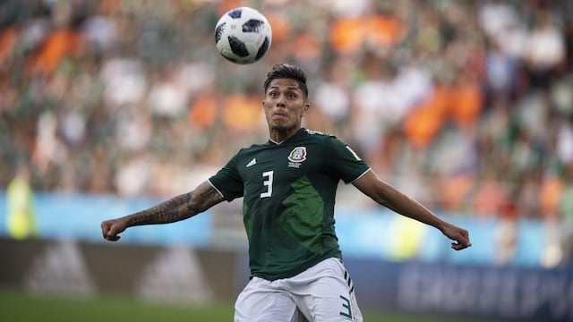 Carlos Salcedo en Rusia 2018.