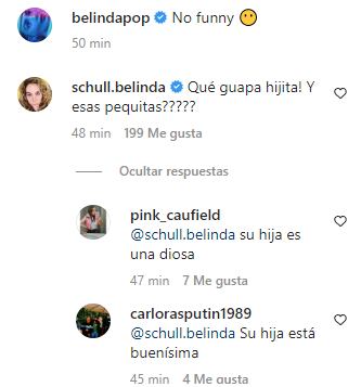 Reacción de la mamá de Belinda ante el cambio que lució su hija