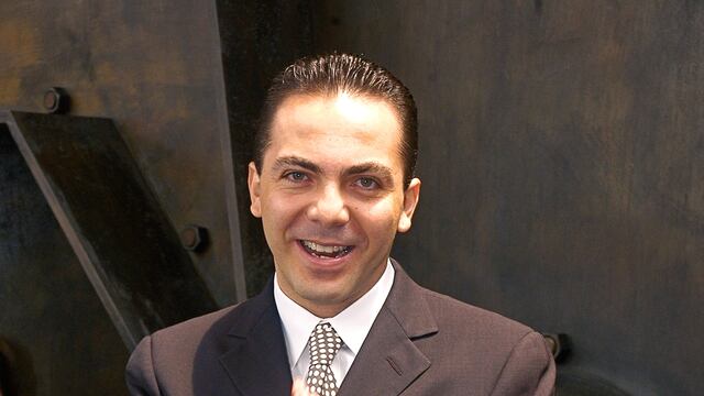 Cristian Castro, cantante.