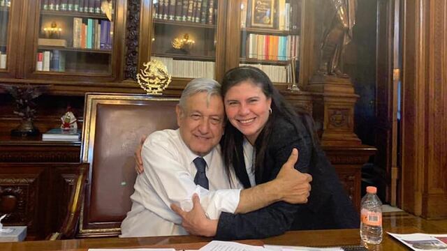 Manuela Obrador y AMLO