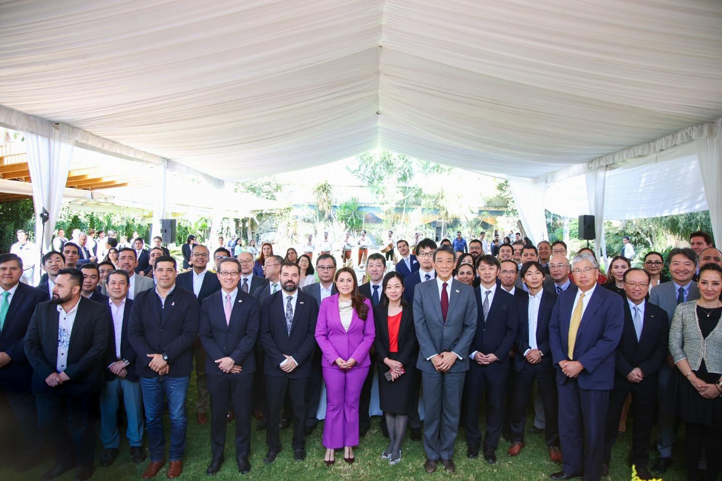 Tere Jiménez con empresarios de Japón