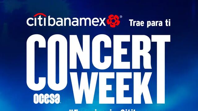 ¿Boletos 2x1 con Citibanamex? Ocesa Concert Week te dejará comprarlos para estos conciertos en México