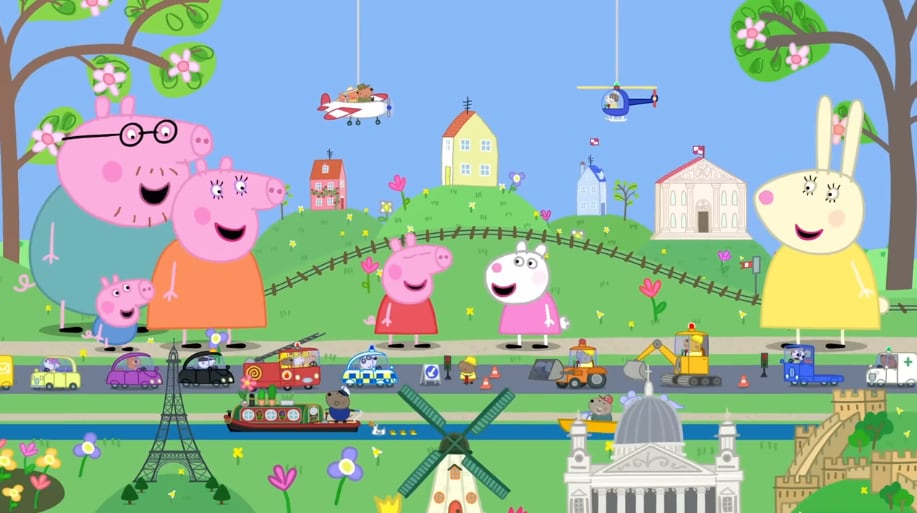 Peppa Pig por Día de los Monumentos y Sitios
