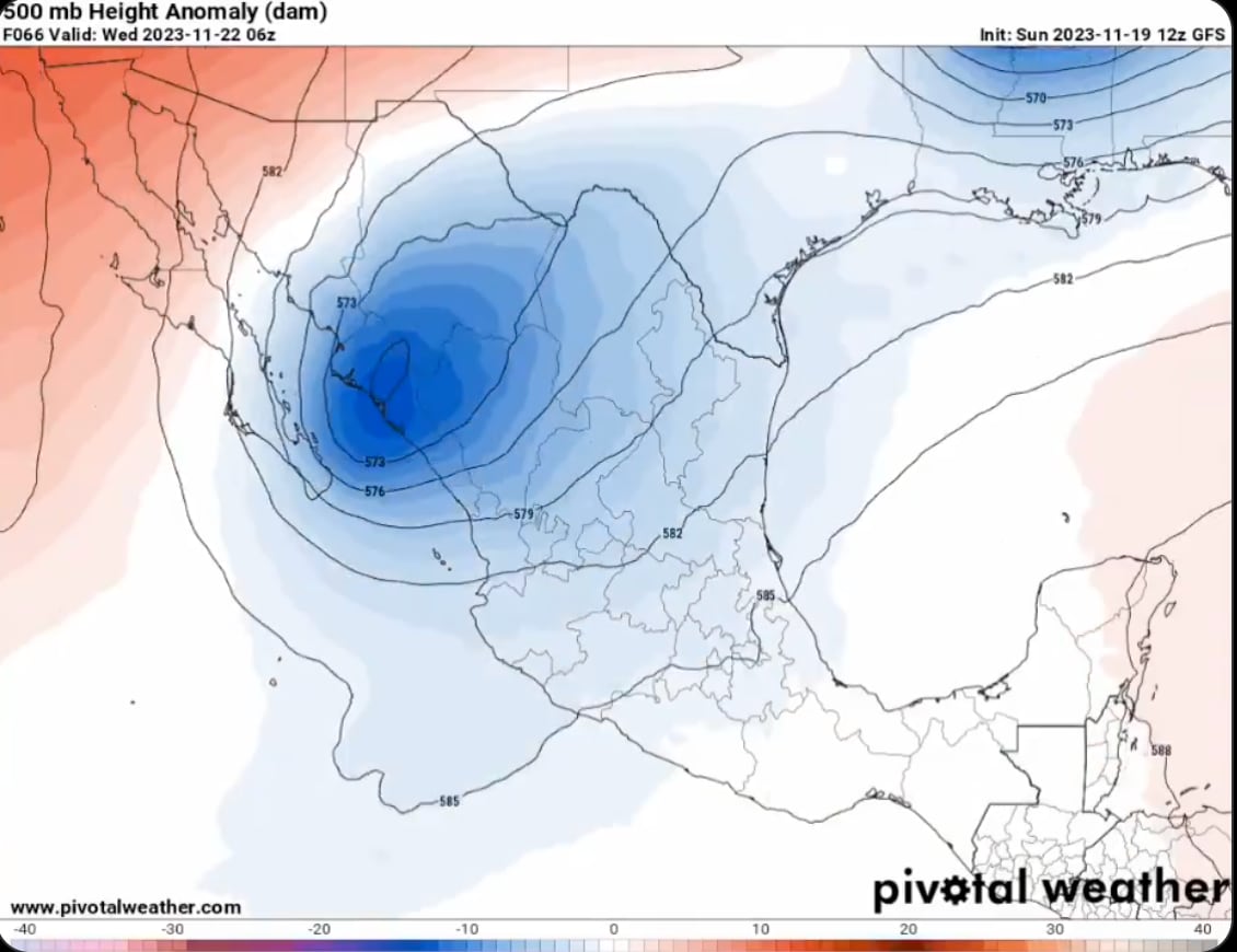 Fenómeno meteorológico gota fría podría afectar a México