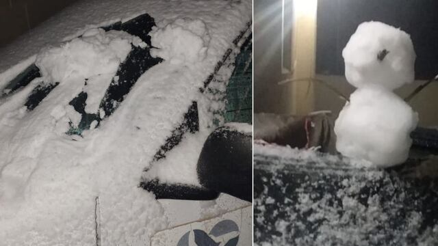 Cae primer nevada en Nuevo León