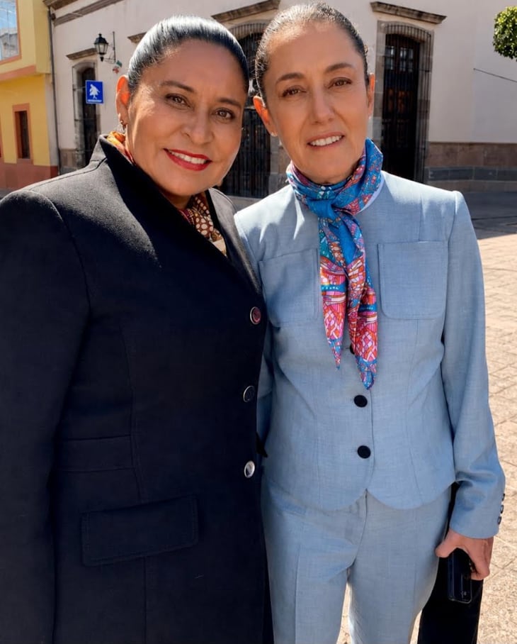 Ana Lilia Rivera y Claudia Sheinbaum