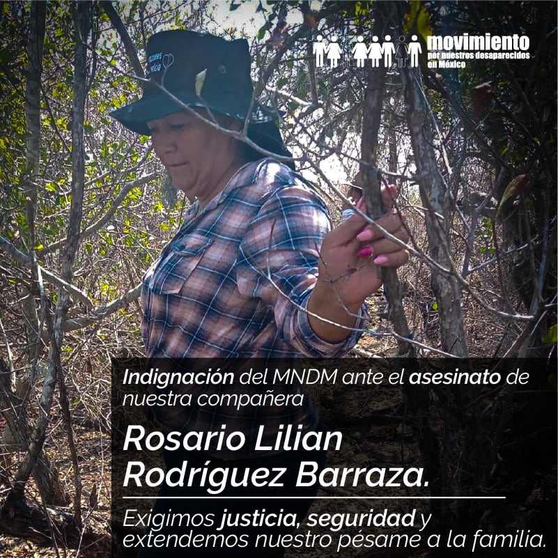 Condena del asesinato de Rosario