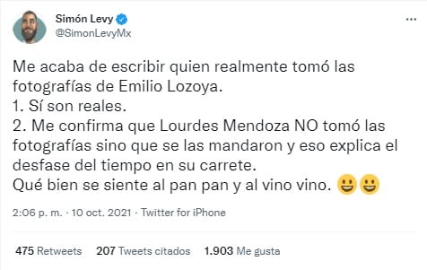 Simón Levy confirma que fotos de Emilio Lozoya son reales