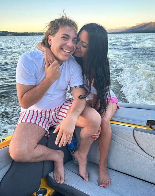 Cristian Castro y Mariela Sánchez