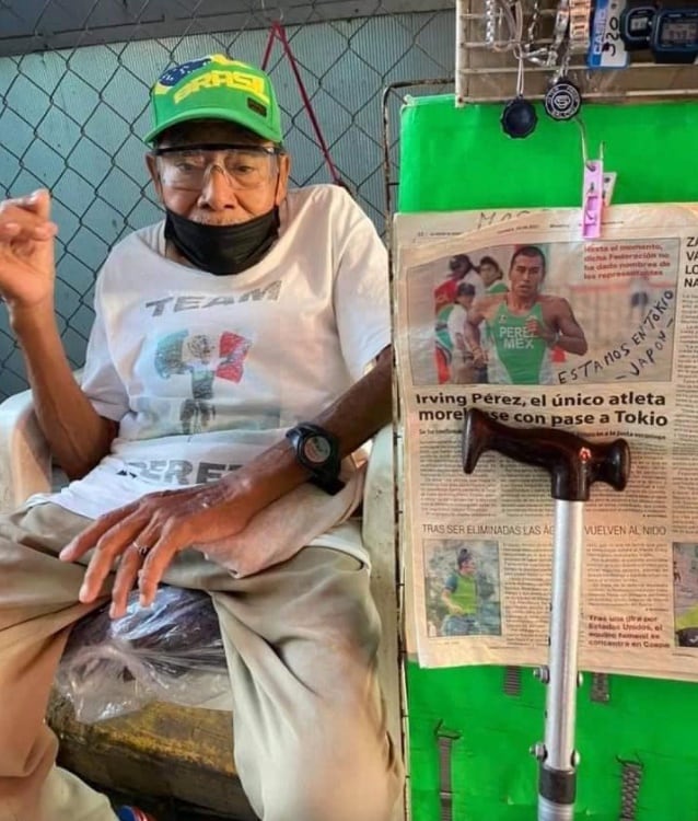 Hermilio Pérez, abuelito de Irving Pérez