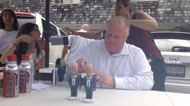 Rob Ford, exalcalde de Toronto, Canadá