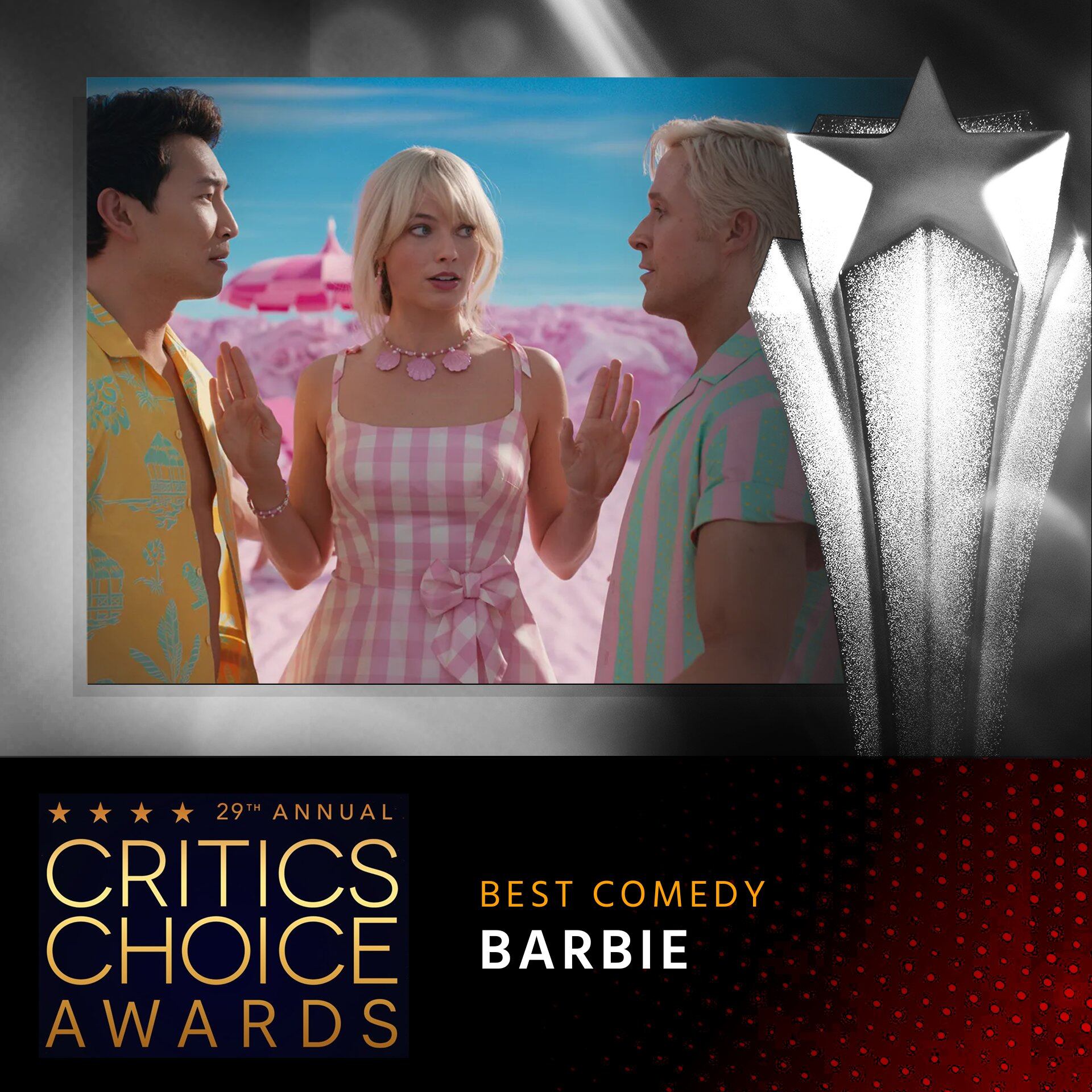 Barbie, ganadora Critics Choice Awards