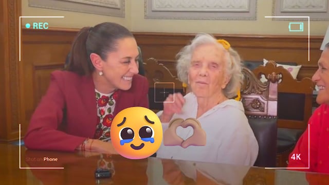 Sheinbaum en emotivo encuentro con Poniatowska