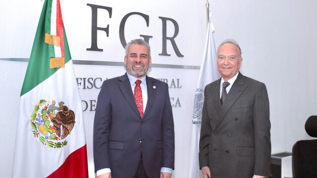 Alfredo Bedolla y Alejandro Gertz Manero