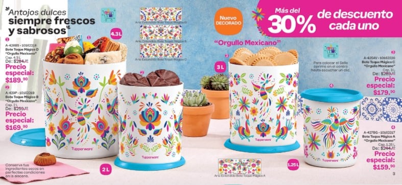 Colección Orgullo Mexicano en Tupperware