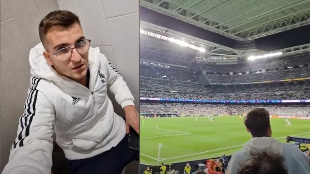 Fan del Real Madrid se esconde en baño para ver partido gratis