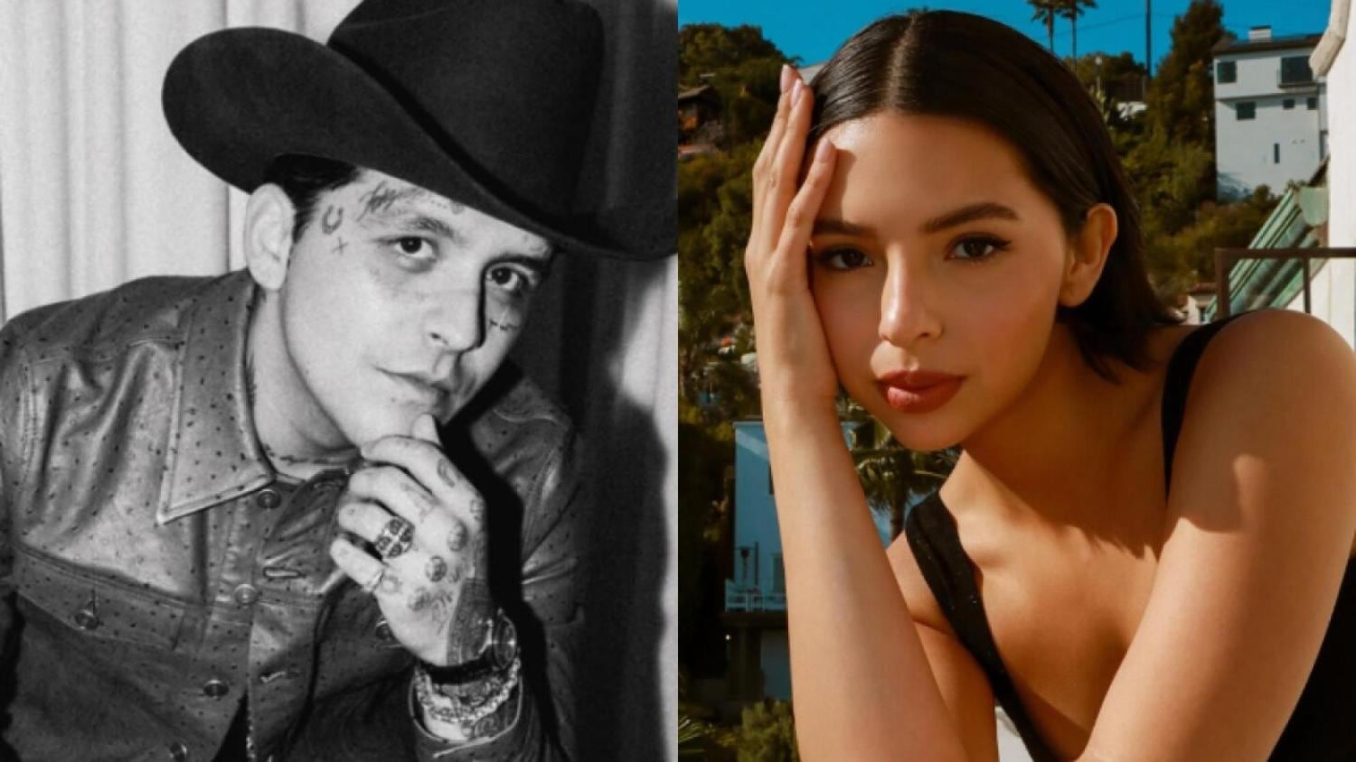 Christian Nodal y Ángela Aguilar