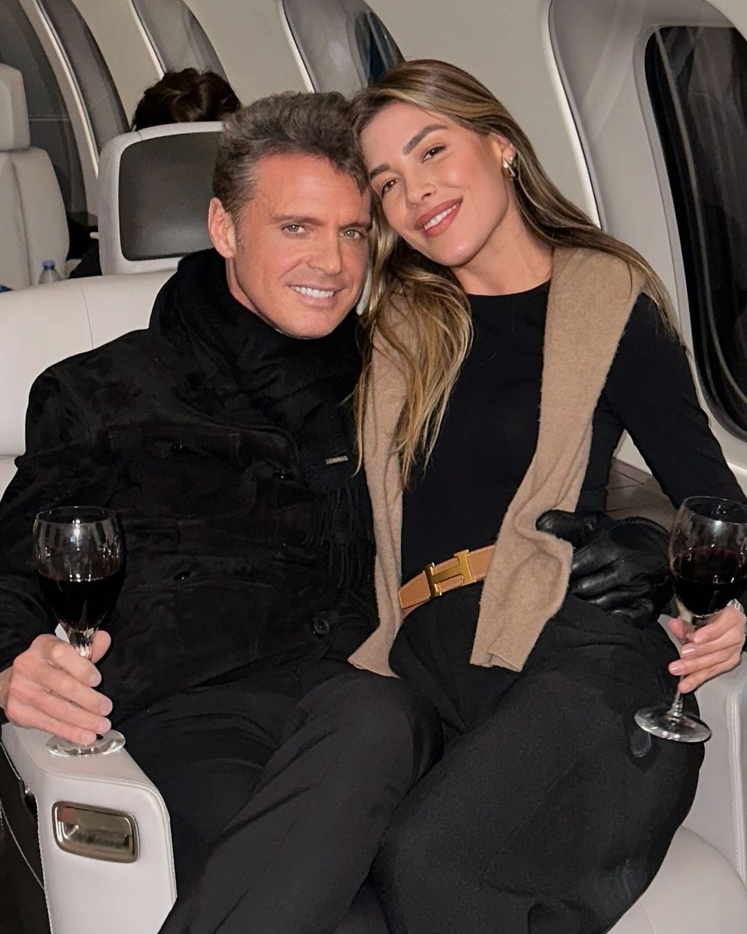 Luis Miguel con su hija Michelle Salas.