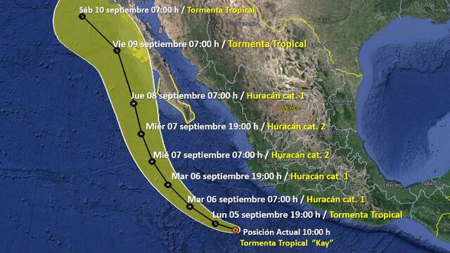 Tormenta tropical Kay