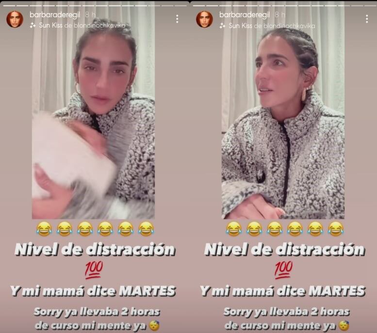 Bárbara de Regil muestra lo distraída que es.