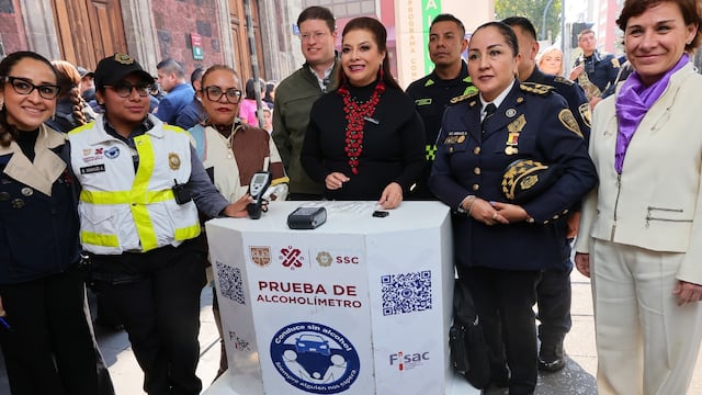 Clara Brugada promueve Conduce sin Alcohol en CDMX durante fiestas decembrinas