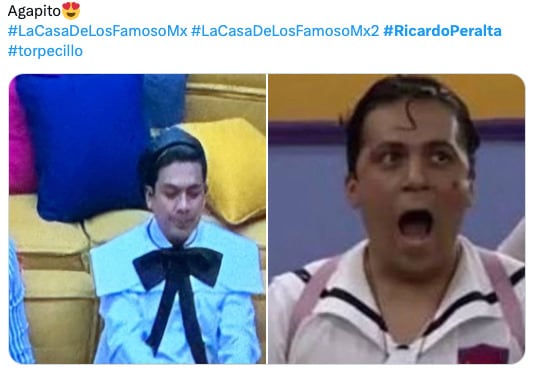 Los memes de Ricardo Peralta por su look en La Casa de los Famosos México 2024