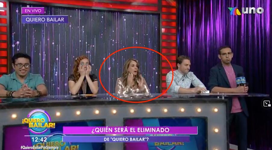 Flor Rubio limpia las lágrimas que derramó en ¡Quiero Bailar!