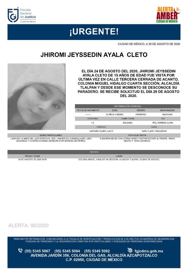 Ficha de búsqueda de Jhiromi