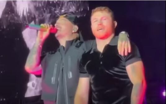 J Balvin y el 'Canelo' Álvarez.