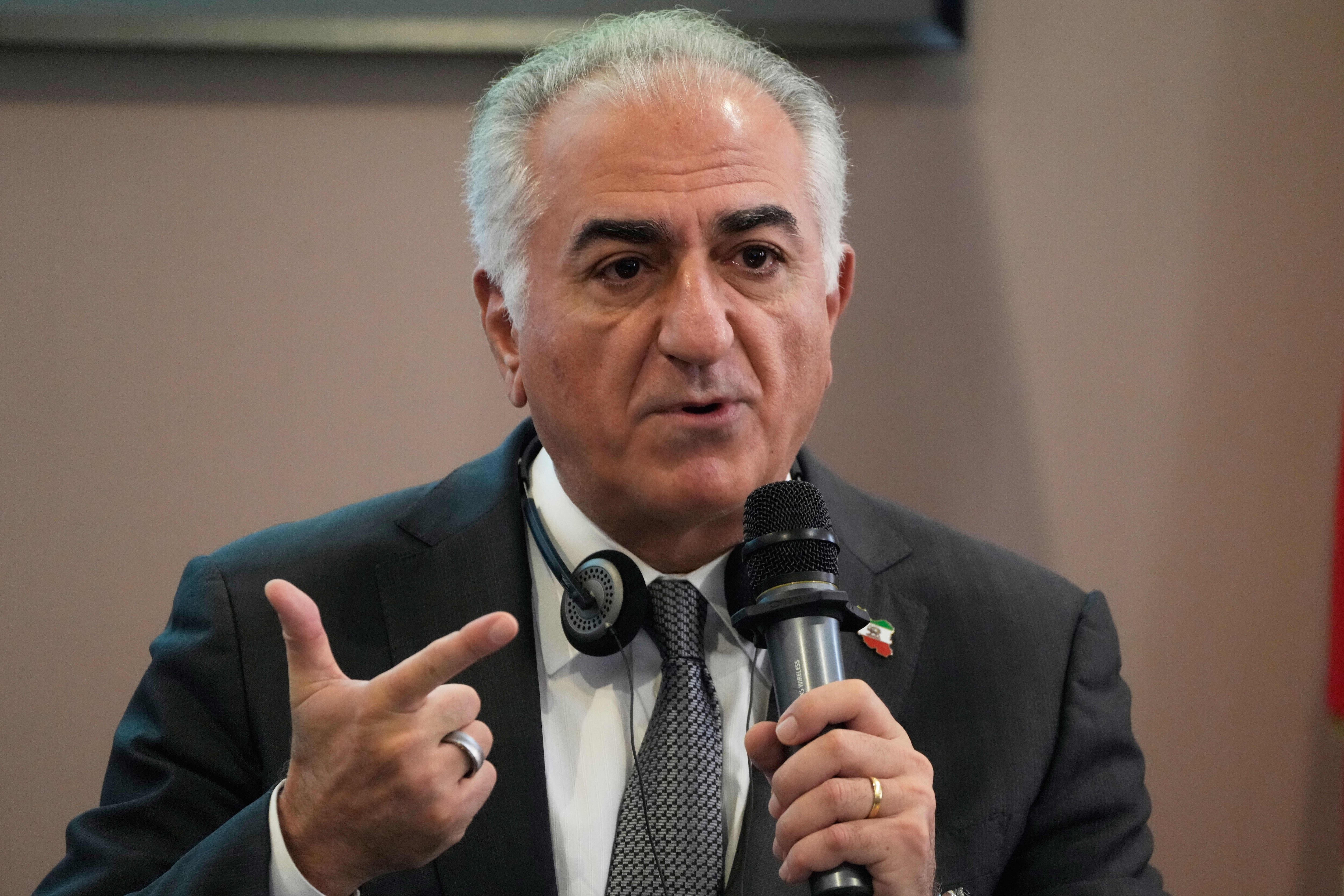 Reza Pahlavi, príncipe heredero de Irán.