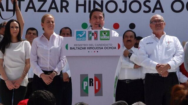 Baltazar Hinojosa Ochoa, formal candidato del PRI en Tamaulipas.