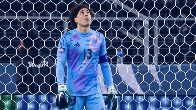 Guillermo Ochoa, en la final de la Liga de Naciones de la Concacaf.