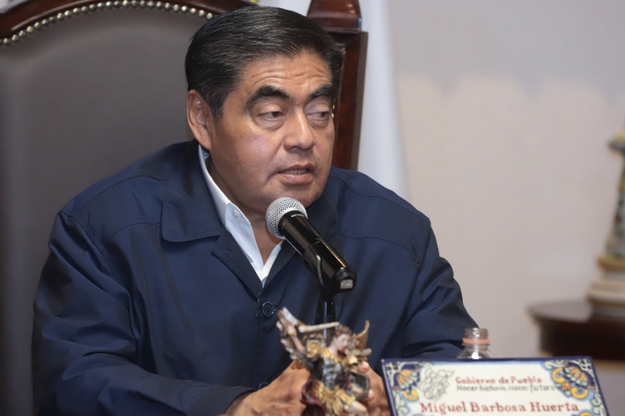 Miguel Barbosa, gobernador de Puebla
