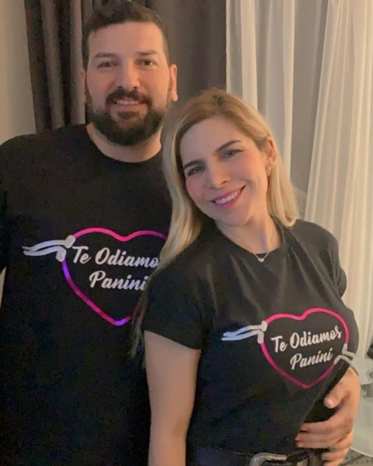 Karla Panini y Américo Garza