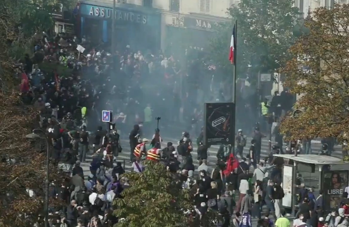 Protestas estudiantiles sacuden París por la falta de recursos educativos