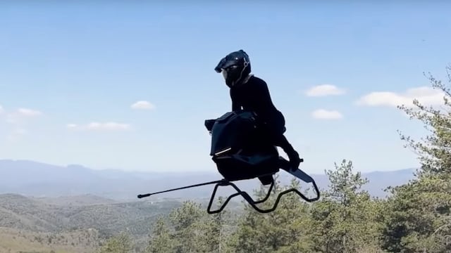 Motocicleta voladora Airbike