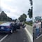 ¿Qué pasa en la autopista México-Cuernavaca hoy 23 de junio? Se registra carambola de varios automóviles con dirección a la CDMX