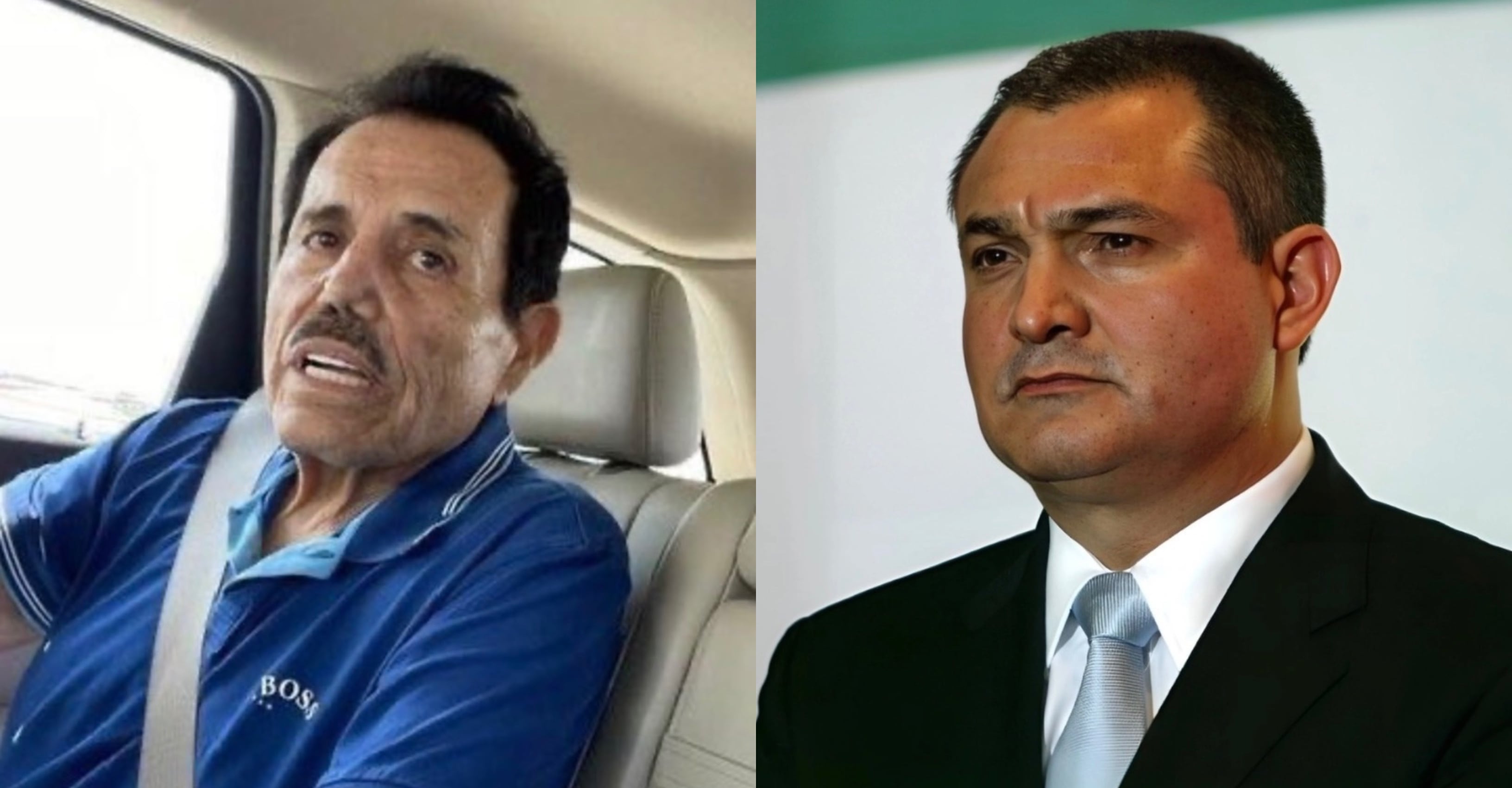 Mayo Zambada y Genaro García Luna