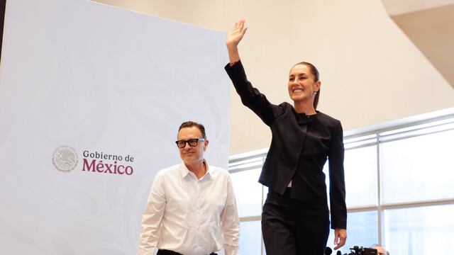 Claudia Sheinbaum y Mauricio Kuri
