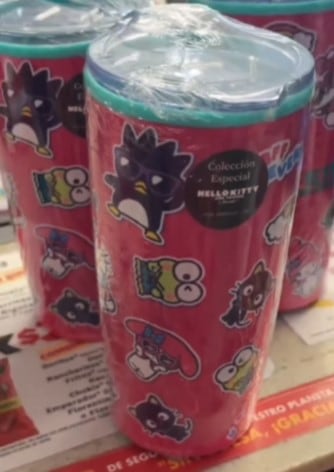 Vaso de Hello Kitty en Oxxo