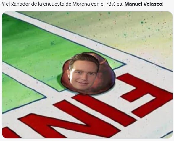 Manuel Velasco y su 73% falso en encuesta de Morena desató estos soñadores memes